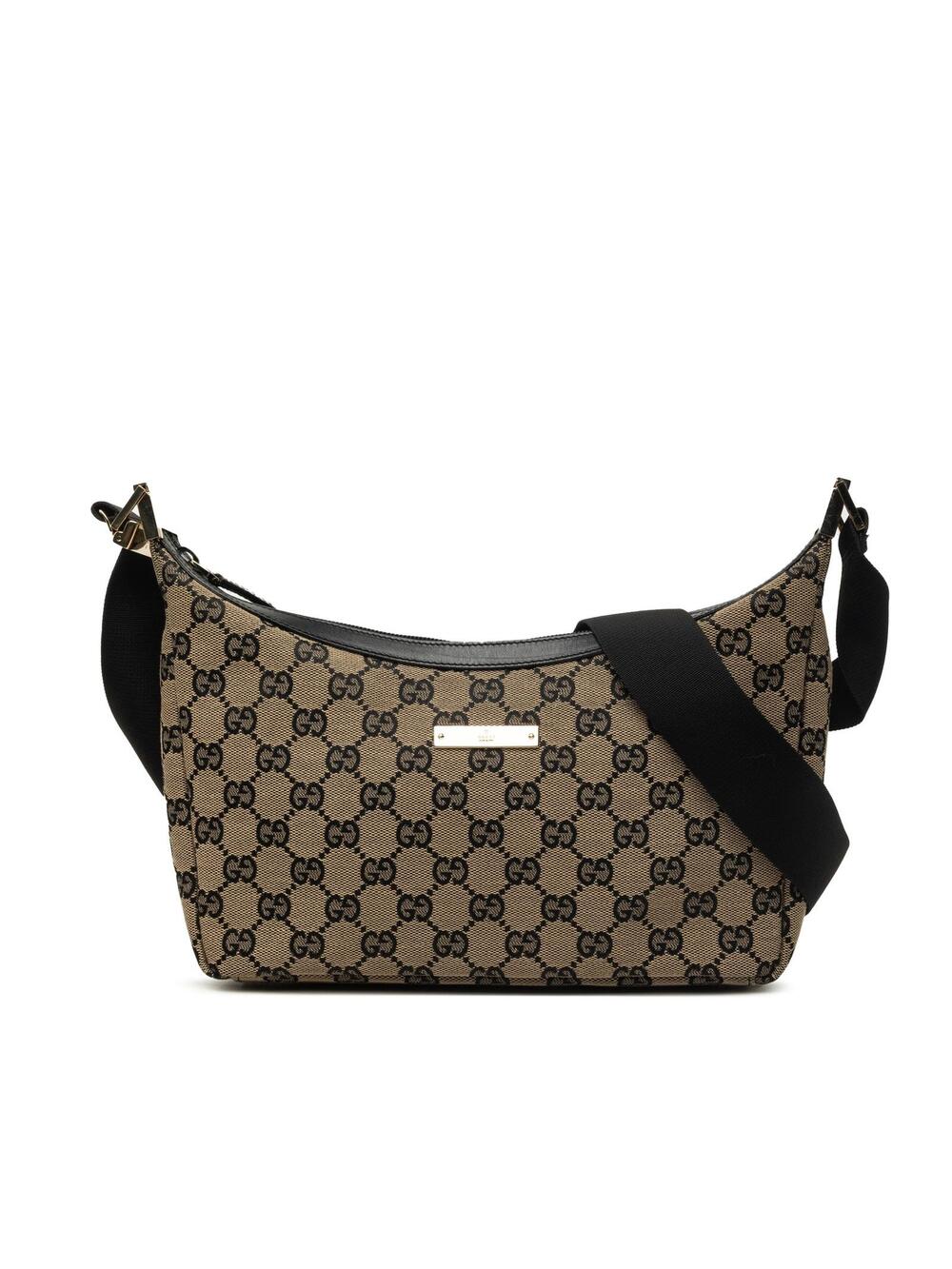 Gucci Gg Canvas Crossbody Pre-Loved Bag #337183G49B